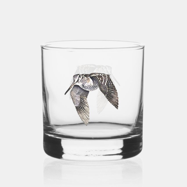 Woodcock  whiskey glass (Back)