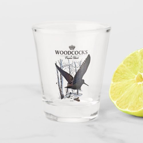 Woodcocks _ Passion Hunt Shot Glass