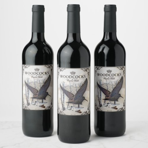 Woodcocks _ Passion Hunt Wine Label