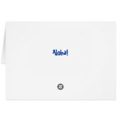 Woodcut Hibiscus Hawaiian (Back Horizontal)