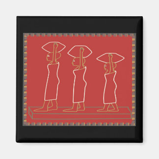 woodcut print #3 magnet