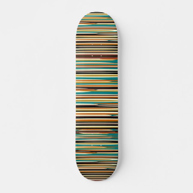 Woodcut> Retro Skateboard Deck (Front)