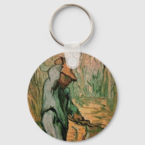 Woodcutter after Millet by Vincent van Gogh Keychain