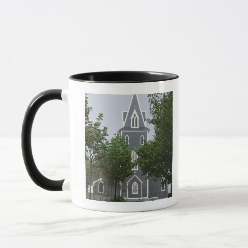 Wooded chapel Newfoundland Canada Mug
