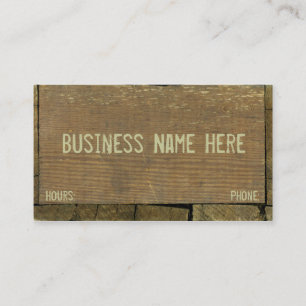 Wooden, Antique Boards Weathered Planks Business Card