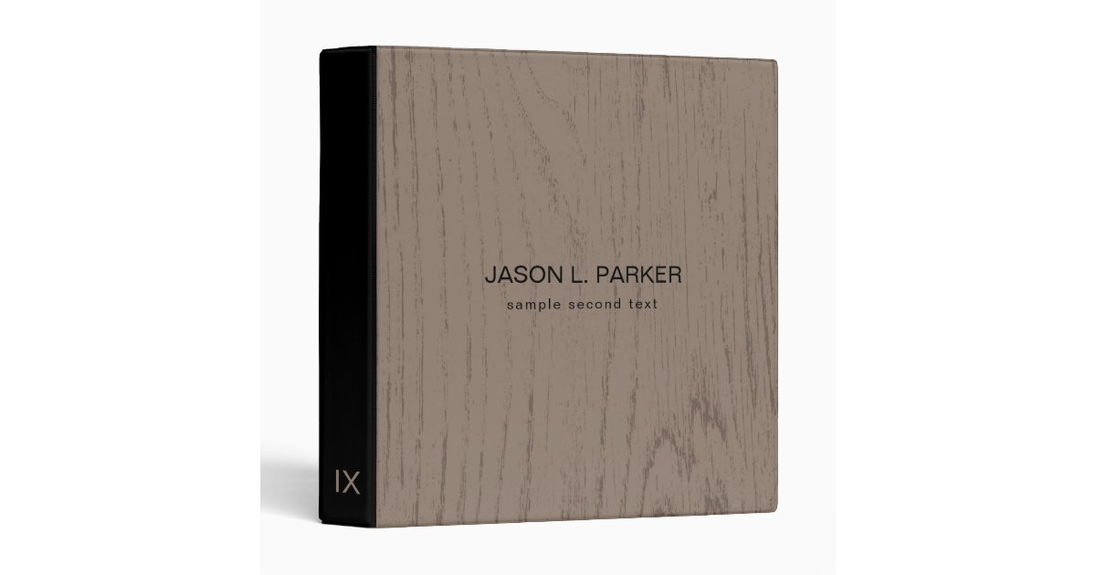 Wooden Background 3 Ring Binder | Zazzle