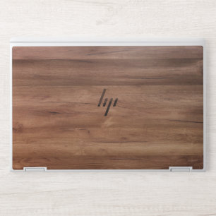 Wooden background HP EliteBook X360 1030 G2 HP Laptop Skin