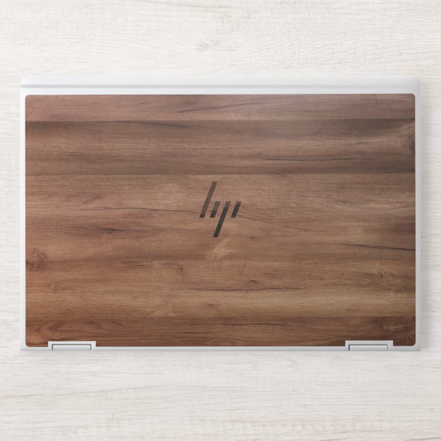 Wooden background HP EliteBook X360 1030 G2 HP Laptop Skin (Front)