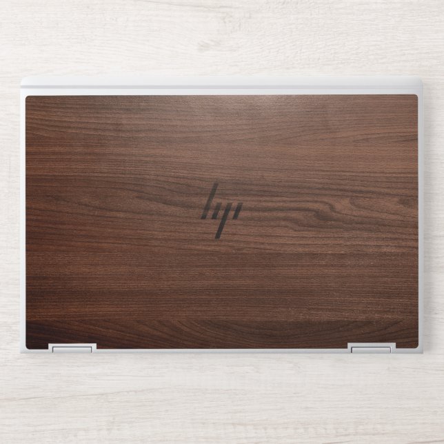 Wooden background HP EliteBook X360 1030 G2 HP Laptop Skin (Front)