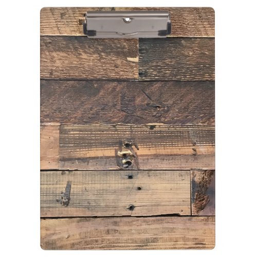 Wooden Background Modern Elegant Clipboard