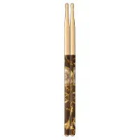 Gold Stars on RED, Personalized Drum Sticks, Zazzle