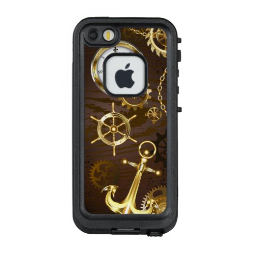 Wooden Background with Mechanical Seahorse LifeProof FRĒ iPhone SE55s Case