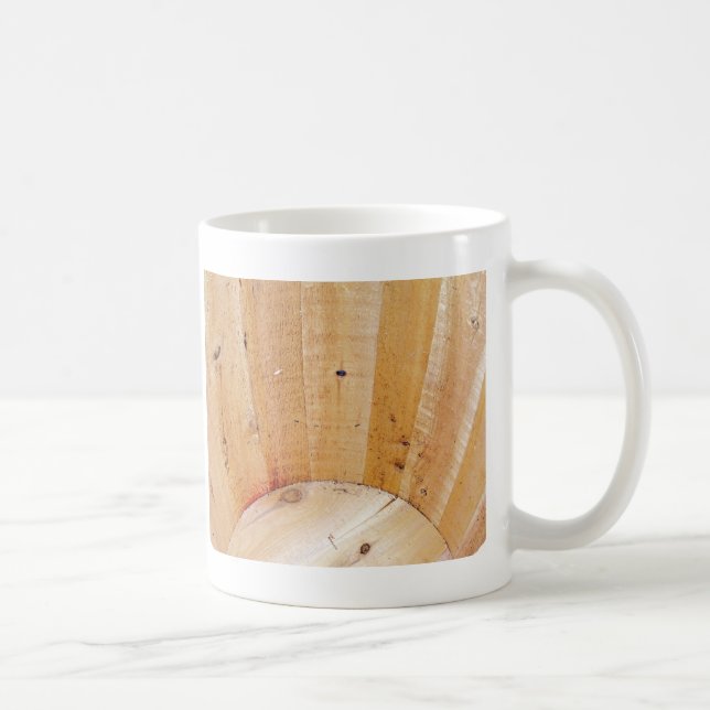 Wooden Barrel Coffee Mug (Right)