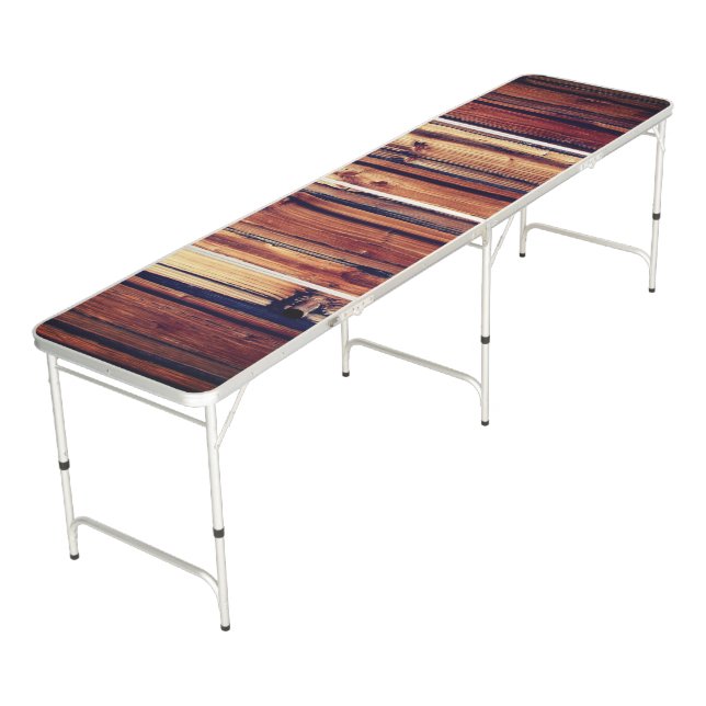 Wooden Beer Pong Table (Angled)