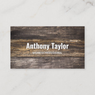 Wooden Board Business Card