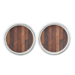 wooden boards cufflinks