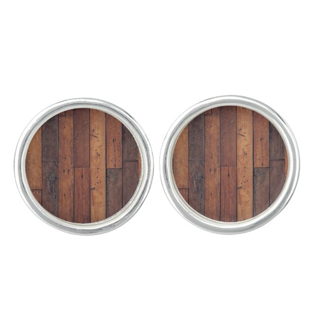 wooden boards cufflinks (Front)
