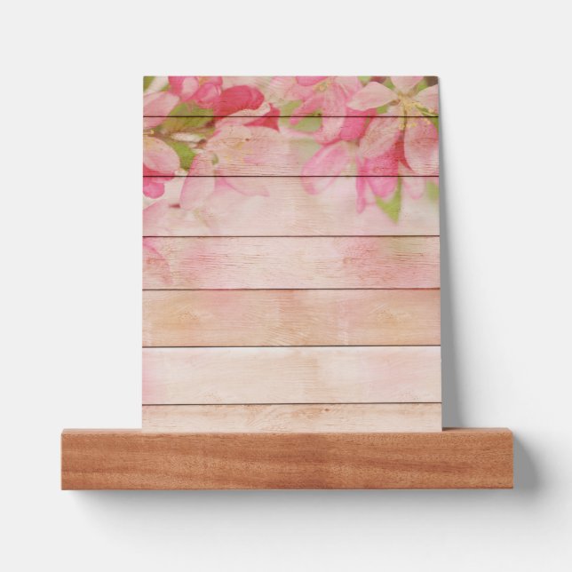 wooden boards picture ledge (Front)