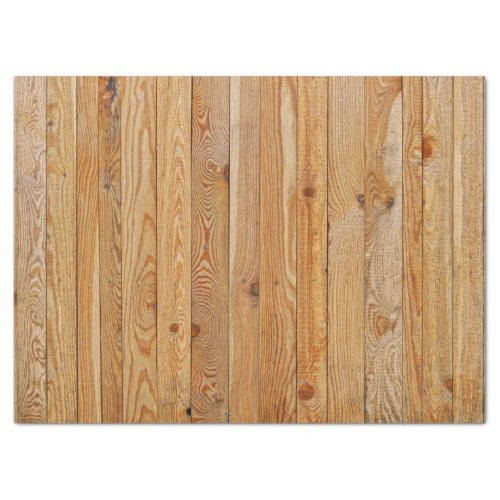 wooden boards tissue paper