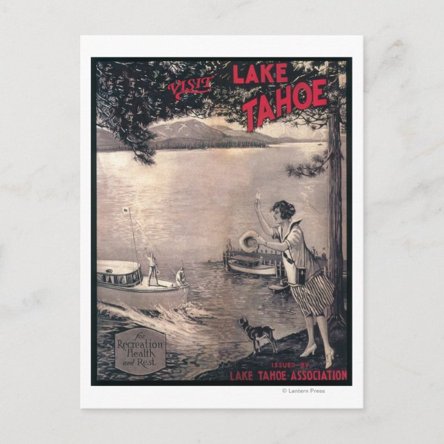 Wooden Boat Poster Postcard (Front)