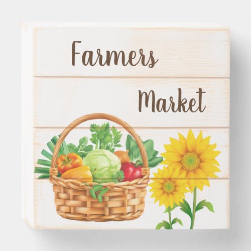 Wooden Box Art_Farmers Market