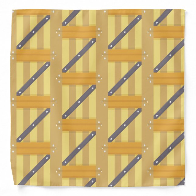 Wooden box bandana (Front)
