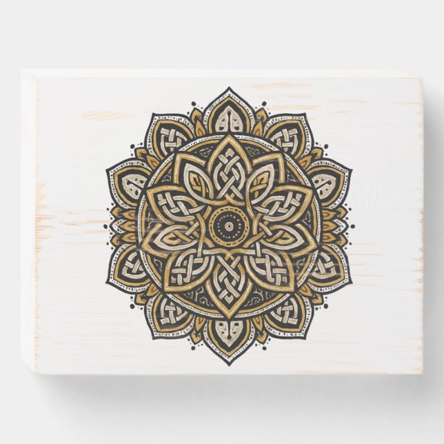 wooden box sign (Front Horizontal)