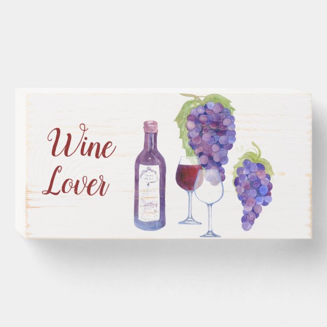 Wooden Box Sign (Front Horizontal)