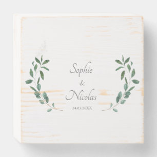 Wooden Box, Souvenir Box Eucalyptus Wedding