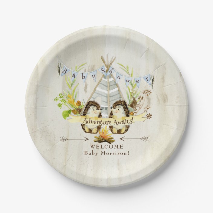 baby boy plate set