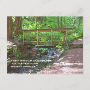 Wooden Bridge Postcard