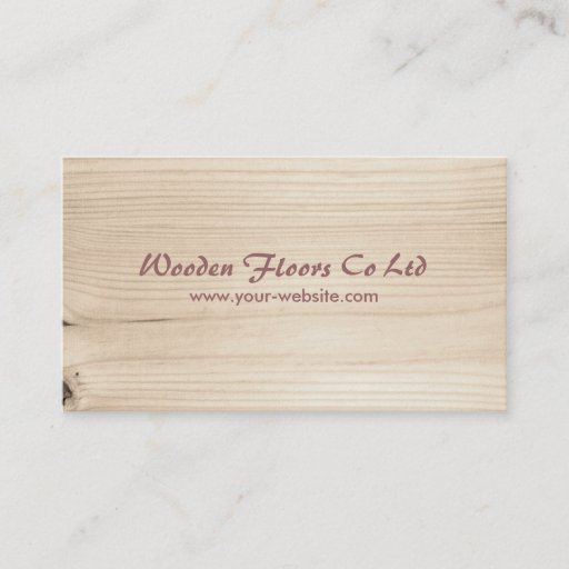 Customizable Wooden Business Cards