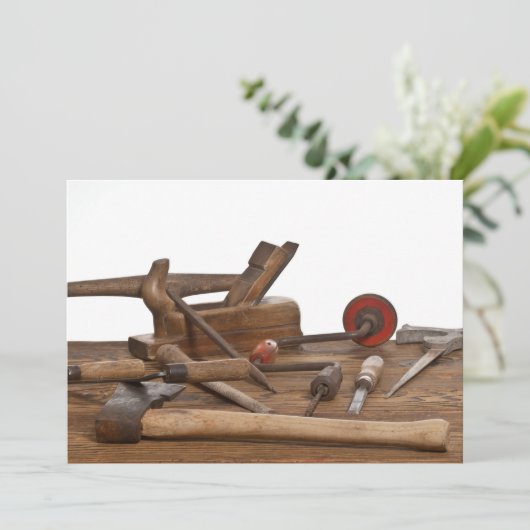 Wooden Carpenter Tools (Standing Front)