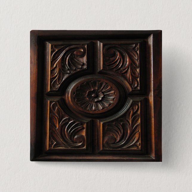 Wooden Carving Button (Front)