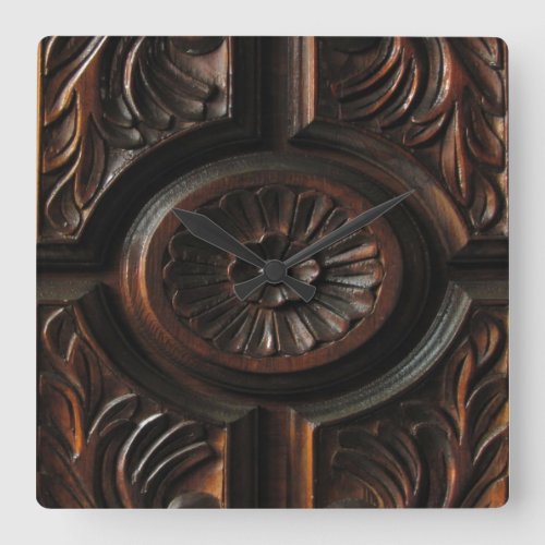 Wooden Carving Clock