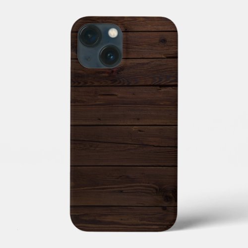 Wooden  iPhone 13 mini case