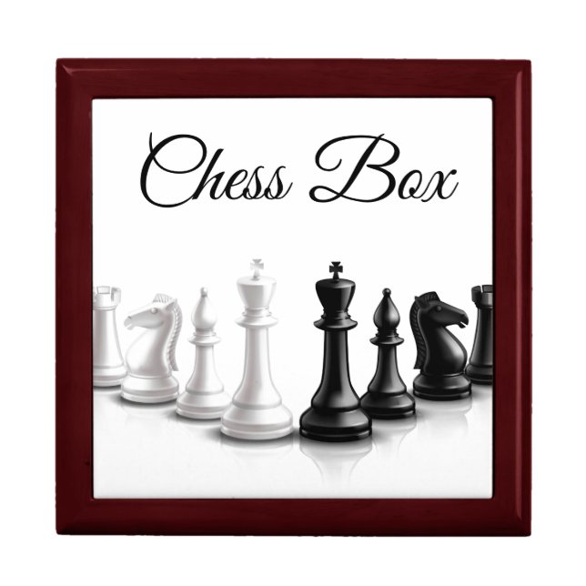 Wooden Chess Storage Box (Front)