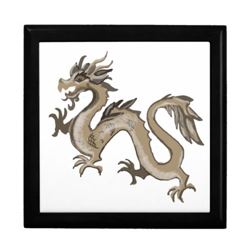 Wooden Chinese Dragon  Gift Box