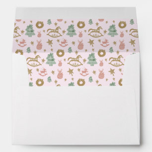 Wooden Christmas Rocking Horse Envelope