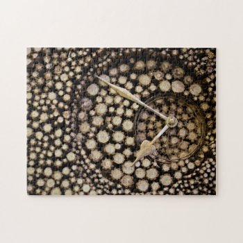 Wooden Clock Puzzle by GetArtFACTORY at Zazzle