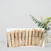 Wooden clothes pegs (Standing Front)