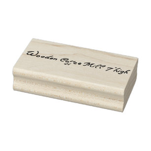 "Wooden Coffee Mill 7" high" Rubber Art Stamp