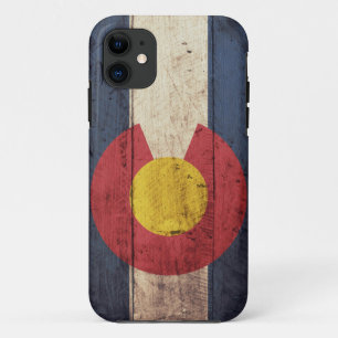 Wooden Colorado Flag iPhone 5 Case