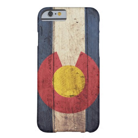 Wooden Colorado Flag Iphone 6 Case