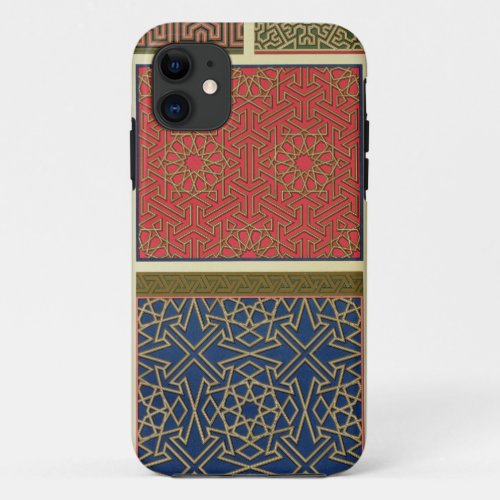 Wooden compartments and borders from Arab Art as iPhone 11 Case
