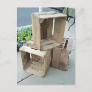 Wooden Crates Postcard