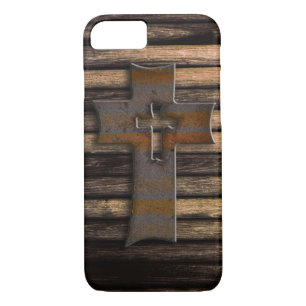 Wooden Cross iPhone 8/7 Case