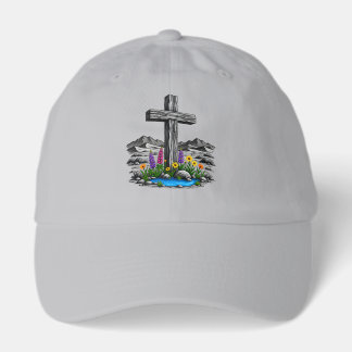 Wooden Cross in the Desert Living Water Hat