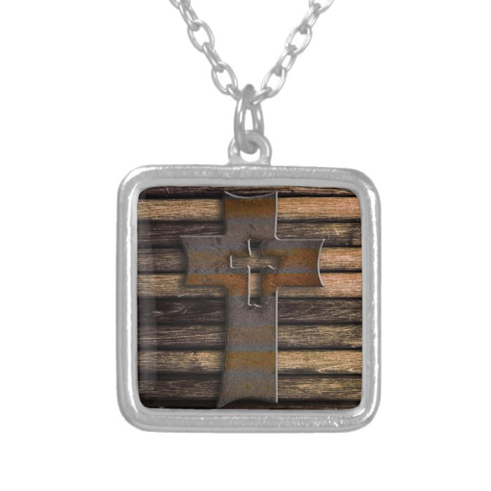 Wooden Cross Pendants