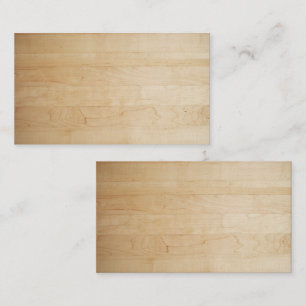 Wooden Cutting Board Business Card